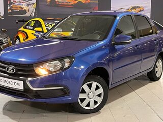 2021 Lada (ВАЗ) Granta I Рестайлинг, синий, 665000 рублей, вид 1