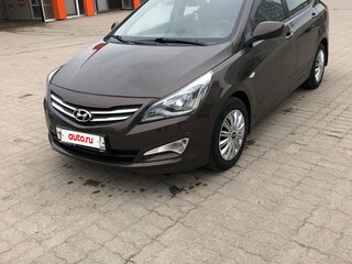 2014 Hyundai Solaris I Рестайлинг, коричневый, 700000 рублей, вид 1