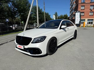 2019 Mercedes-Benz S-Класс 560 Long VI (W222, C217) Рестайлинг, белый, 8800000 рублей, вид 1