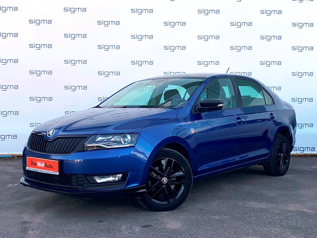 Skoda Rapid 2019 синий