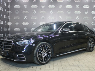2022 Mercedes-Benz S-Класс 400 d Long 4MATIC VII (W223), чёрный, 12300000 рублей, вид 1