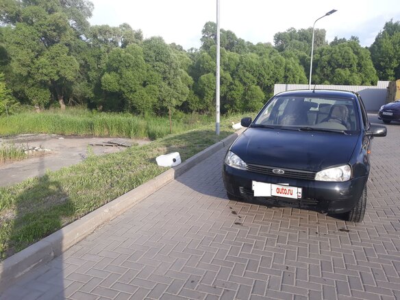 2012 Lada (ВАЗ) Kalina I, чёрный