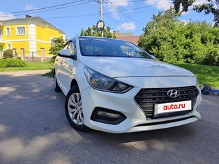 2017 Hyundai Solaris II, белый, 1050000 рублей, вид 1