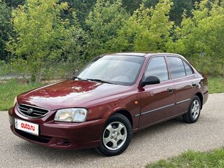 2008 Hyundai Accent ТагАЗ II, красный, 419000 рублей, вид 1