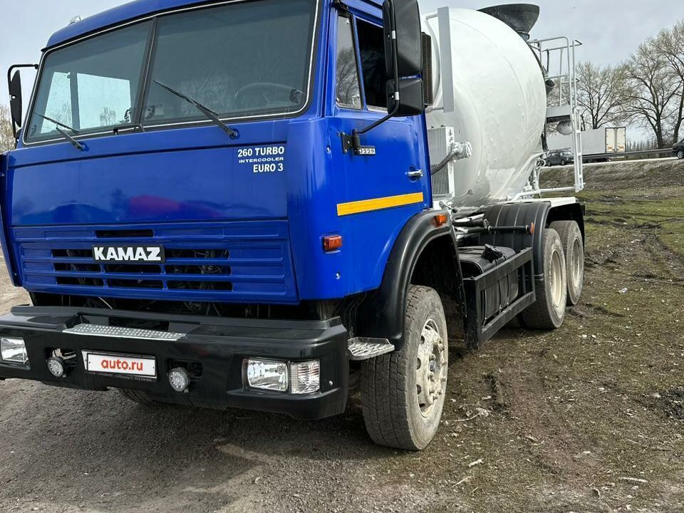 Купить б/у КамАЗ Автобетоносмеситель в Воронеже: синий ...