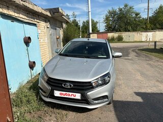 2017 Lada (ВАЗ) Vesta I, серебристый, 890000 рублей, вид 1