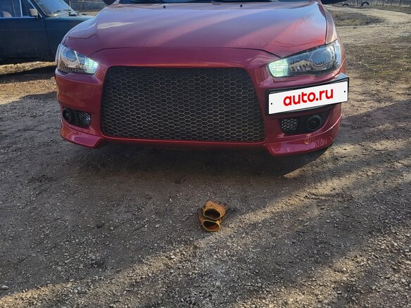 2007 Mitsubishi Lancer X, красный, 820000 рублей - вид 4