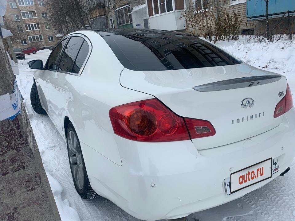 Инфинити g25 белый