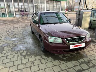 2008 Hyundai Accent ТагАЗ II, красный, 380000 рублей, вид 1