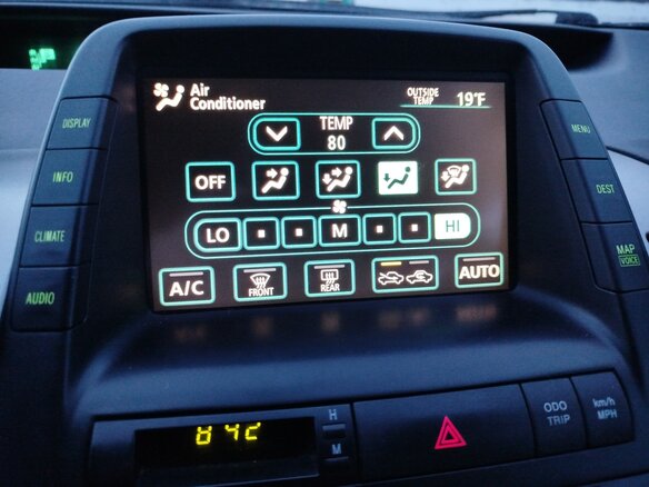 2007 Toyota Prius II Рестайлинг (XW20), голубой, 790000 рублей - вид 9