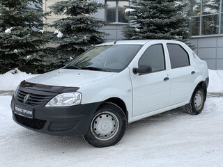 2014 Renault Logan I Рестайлинг, белый, 491000 рублей, вид 1