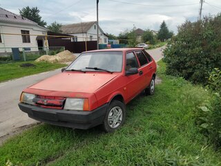 1989 Lada (ВАЗ) 2109, красный, 65000 рублей, вид 1