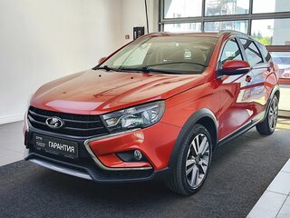 2019 Lada (ВАЗ) Vesta SW Cross I, красный, 1149000 рублей, вид 1