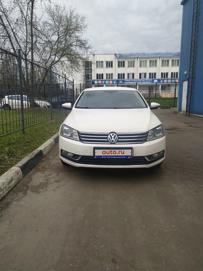 Passat b7 белый