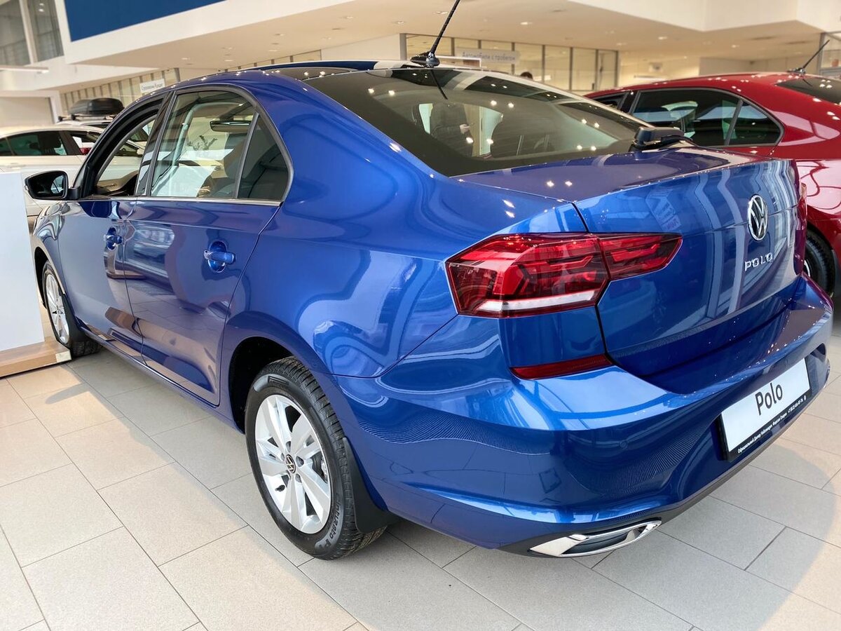 VW Polo синий Reef 2020