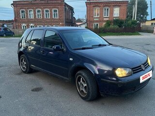 1999 Volkswagen Golf IV, синий, 325000 рублей, вид 1