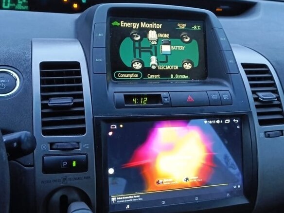 2008 Toyota Prius II Рестайлинг (XW20), коричневый, 719000 рублей - вид 6