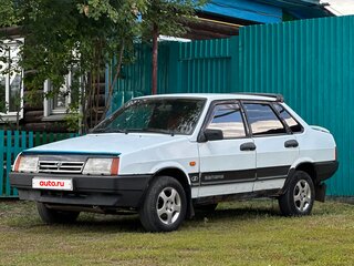 1997 Lada (ВАЗ) 21099, белый, 120000 рублей, вид 1