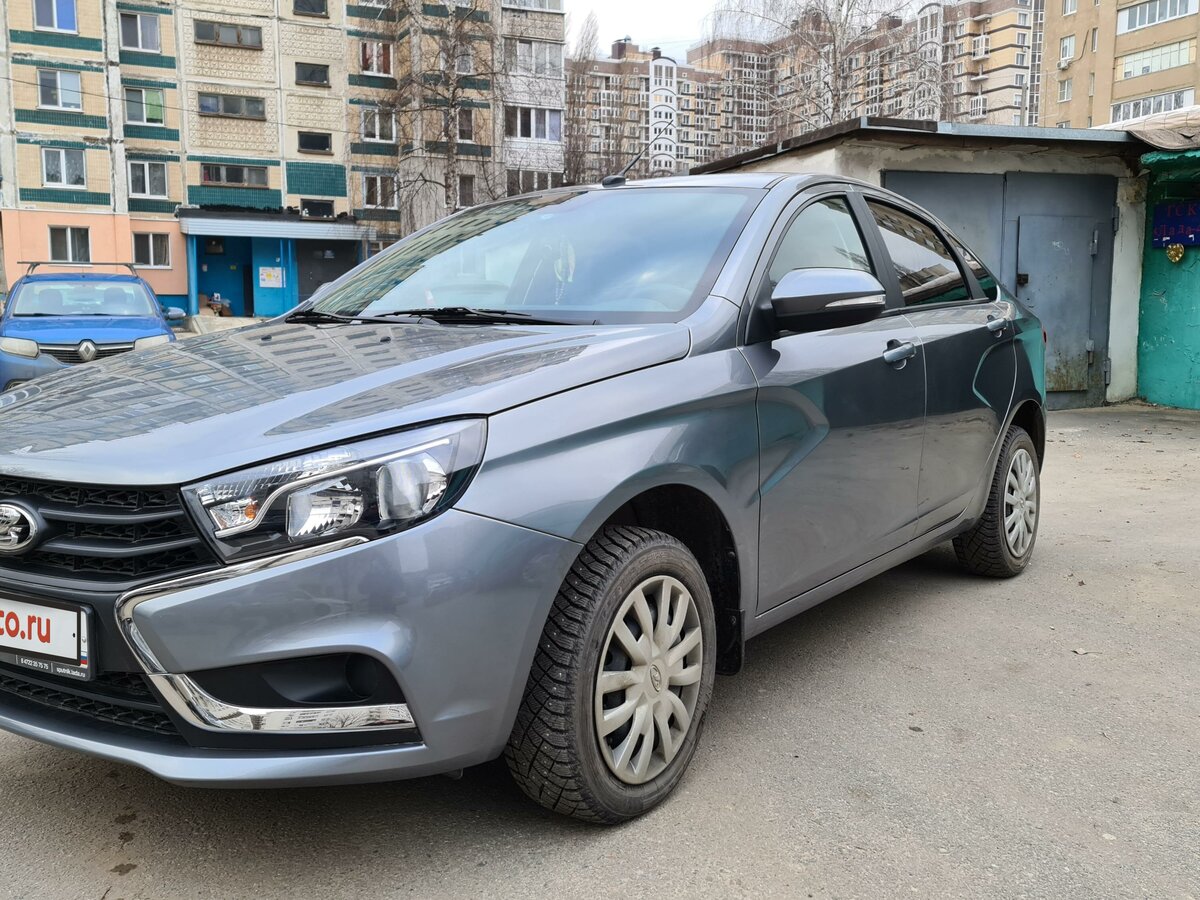 Серая Lada p973ch