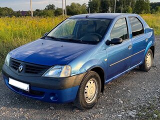 2006 Renault Logan I, синий, 449000 рублей, вид 1