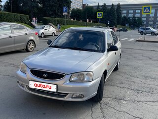 2005 Hyundai Accent ТагАЗ II, серебристый, 430000 рублей, вид 1