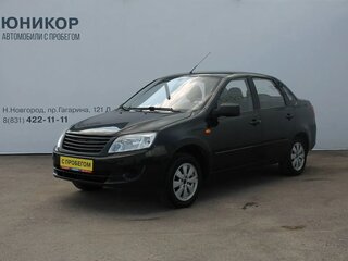 2014 Lada (ВАЗ) Granta I, чёрный, 279000 рублей, вид 1