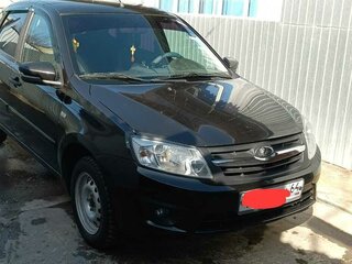 2014 Lada (ВАЗ) Granta I, чёрный, 800000 рублей, вид 1