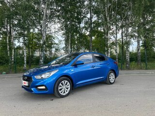 2019 Hyundai Solaris II, синий, 1300000 рублей, вид 1