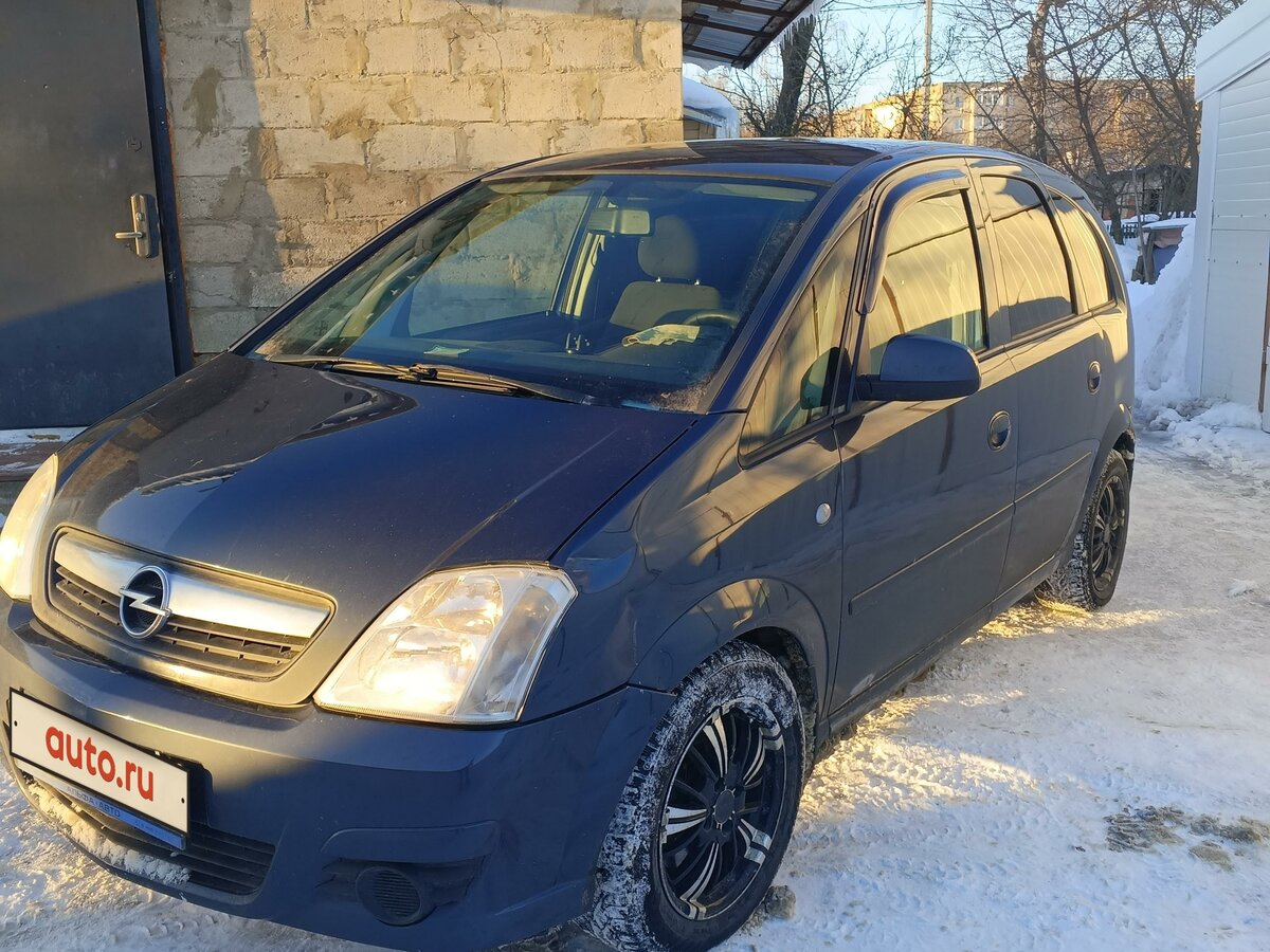 Купить б/у Opel Meriva A Рестайлинг 1.6 AMT (105 л.с.) бензин робот в ...