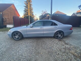 2003 Mercedes-Benz S-Класс 350 IV (W220) Рестайлинг, голубой, 950000 рублей, вид 2