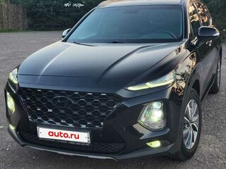 2019 Hyundai Santa Fe IV, чёрный, 2970000 рублей, вид 1