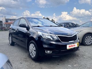2016 Kia Rio III Рестайлинг, чёрный, 979000 рублей, вид 1