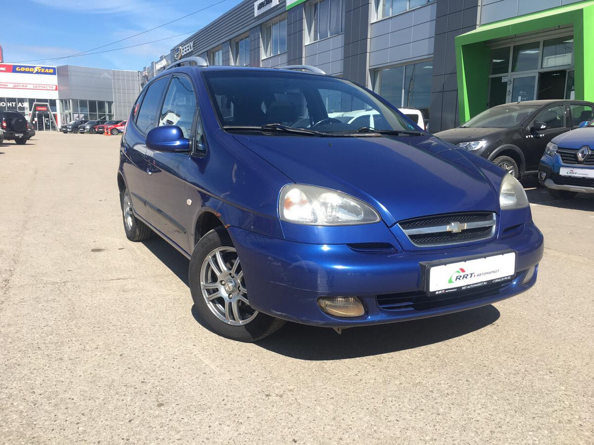 Chevrolet Rezzo 2007 синяя