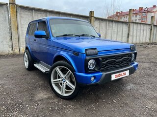 2017 Lada (ВАЗ) 2121 (4x4) Urban I Рестайлинг, синий, 650000 рублей, вид 1