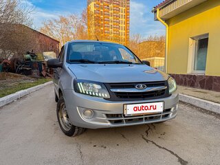 2013 Lada (ВАЗ) Granta I, серебристый, 465000 рублей, вид 1