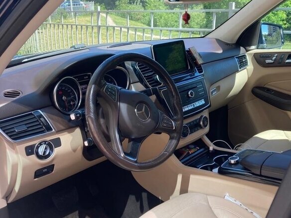 2015 Mercedes-Benz GLE 350 d I (W166), синий, 3150000 рублей - вид 2