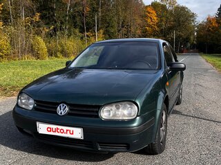 1999 Volkswagen Golf IV, зелёный, 420000 рублей, вид 1