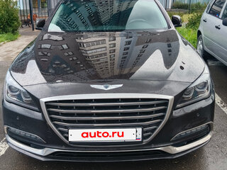 2017 Genesis G80 I, коричневый, 1850000 рублей, вид 1