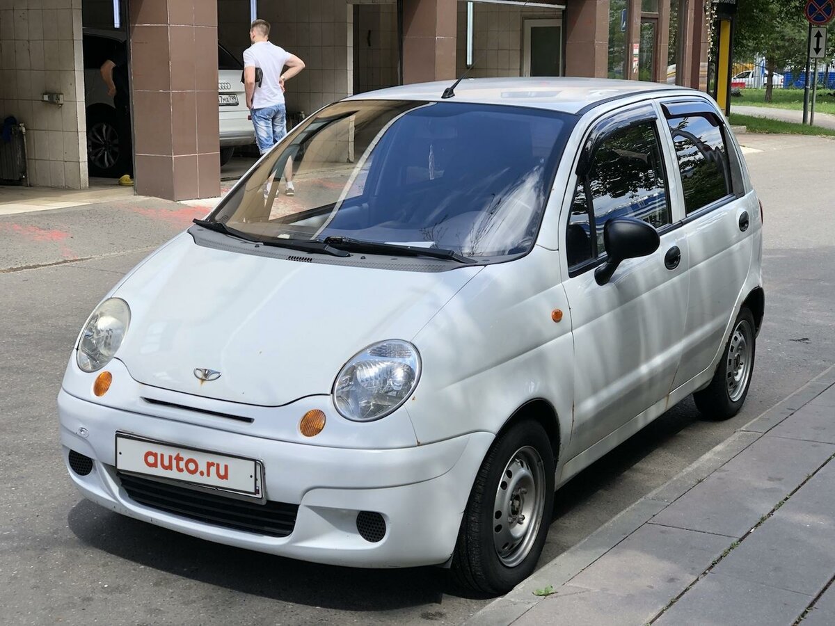 Дэу Матиз белый