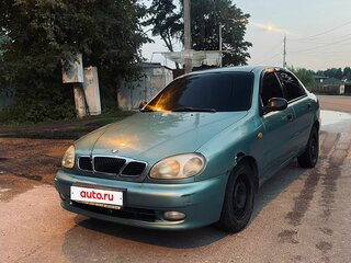 1998 Daewoo Lanos, зелёный, 90000 рублей, вид 1