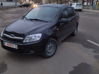 2012 Lada (ВАЗ) Granta I, чёрный, 390000 рублей, вид 1