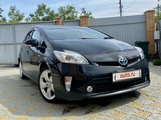 2012 Toyota Prius III Рестайлинг (XW30), чёрный, 1190000 рублей, вид 1