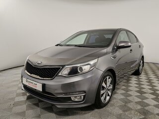 2016 Kia Rio III Рестайлинг, серый, 925000 рублей, вид 1
