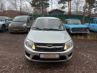 2014 Lada (ВАЗ) Granta I, серый, 450000 рублей, вид 1