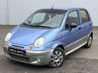 2008 Daewoo Matiz Best I Рестайлинг, голубой, 210000 рублей, вид 1