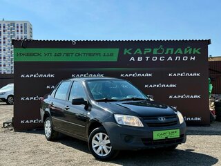 2017 Lada (ВАЗ) Granta I, чёрный, 428000 рублей, вид 1