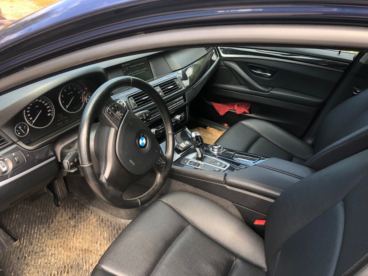 2011 BMW 5 серии 520i VI (F10/F11/F07), синий, 1200000 рублей - вид 6