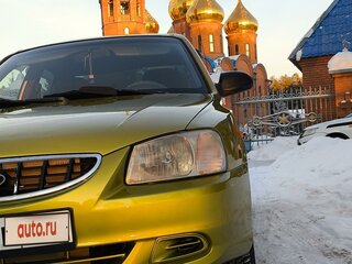 2003 Hyundai Accent ТагАЗ II, чёрный, 320000 рублей, вид 1