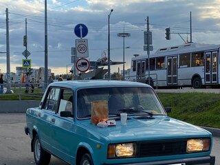 2001 Lada (ВАЗ) 2105, голубой, 120000 рублей, вид 1