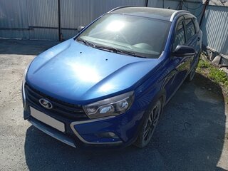2021 Lada (ВАЗ) Vesta SW Cross I, синий, 975000 рублей, вид 1
